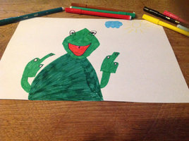 kiker tekening 